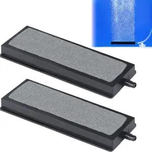 에어 펌프 수족관 및 어항용 포플라이 4인치 스톤 그레이 미네랄 버블 바 디퓨저 버블러 에어스톤 2팩