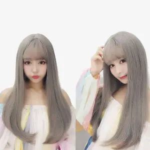 [셀러에이드]통 다양한 연출 데일리 패션 생머리가발 (망포함)