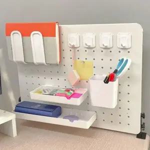 [셀러에이드]선반 페그보드 수납 데스크 멀티 인테리어 타공판 책상 자석