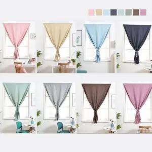 키밍 찍찍이 암막 커튼 창문커텐 무타공 부착식식 가리개 현관 바람막이 방풍 방충망 벽걸이 도어 다용도