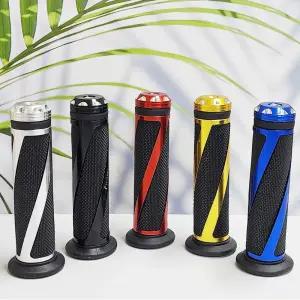 컬러 알루미늄 오토바이 손잡이 핸들 그립 튜닝 커버 가드 30대남성 부속 장식 미끄럼방지 교체