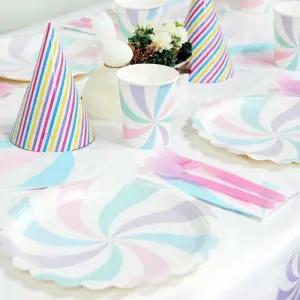 롤리팝 6인용 파티세트(컬러)테이블용품 예쁜접시 6세트 용세트 플레이트