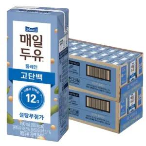 매일 두유 플레인 고단백 190ml 48개