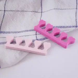 페디큐어 매니큐어 손가락 발가락 고정 분리대 하트 코튼 스펀지