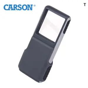 카슨 슬라이드LED 돋보기 3배 PO-25손 확대경 잡이 관찰 어린이 휴대용