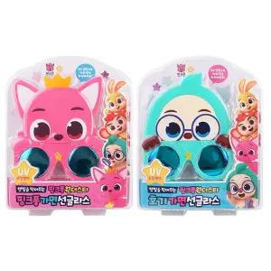 핑크퐁 원더스타 핑크 가면 선글라스 (자외선차단)(642123)유아 아동 캐릭터가면 가면놀이용