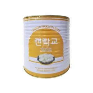이엔푸드 락교 SS 3Kg 대용량 업소용 장아찌 횟집생강절임 반찬 일식당초생 초밥생 초생
