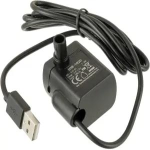 JAMHER 고양이 분수 펌프 미니 어항 공예 식물 마이크로 워터 애완동물 교체 USB-1020 3.5-9V 블랙