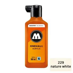 모로토우 원포올 마카 리필 180ml (229 nature white) 펜리 에어브러시잉크 스탬프 다용도 워포올 올잉크