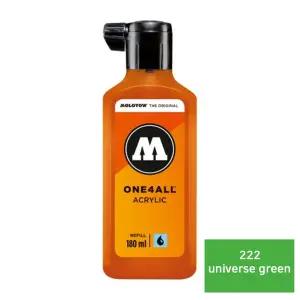모로토우 원포올 마카 리필 180ml (222 universe green) 펜리 에어브러시잉크 스탬프 다용도 워포올 올잉크