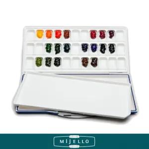 미젤로 수채화 팔레트 33칸 퓨전 2433 MWP-3033그림 물감 술팔 파레트 보조용품 화방