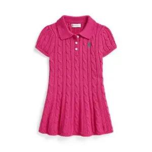 폴로 랄프 로렌 베이비 여아 케이블 니트 코튼 스웨터 드레스CWPODRSF3D20718650 447214