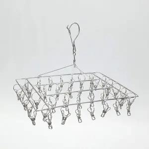 미니건조대 40구 스텐 양말 빨래집게 사각 건조대