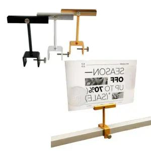 메세지홀더 행거 POP홀더 메모집게핀 알림장꽂이 파이프고정 지지대