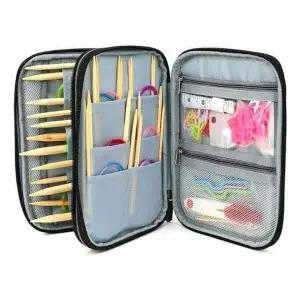 뜨개질케이스 바늘 여행 파우치 가방 휴대용 니트