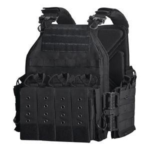 [미국배송] JOMAILIEL 전술 플레이트 캐리어 조끼 - 1000D 나일론 퀵 릴리스 3D 메쉬 안감 4개의 MAG 패널 및 에어소프트 아웃도어용 강화 어깨가 특징입니다
