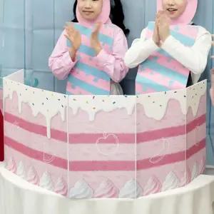 생일 소품 케이크박스파티장식 용품 세트 홈용품 풍선 가랜드 가짜 재밌는 선물