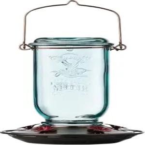 더 많은 새 메이슨 병 벌새 먹이기 야외용 유리 5개의 공급소 25온스