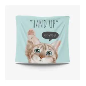 특대 고양이2 패브릭 포스터 가림막 커튼 가리개 커텐바란스 가리개천 천가림막 가림막천 천가리개 주방