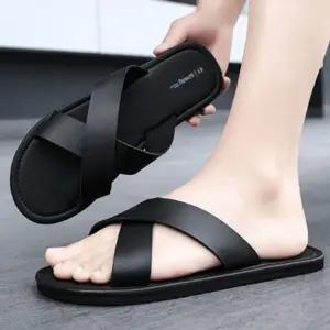 남성 X스트랩 슬리퍼 1P 물놀이 바캉스 사무실 신발-WFHKVXH