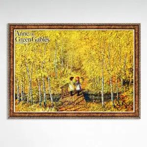 학산문화사 500조각 퍼즐 빨강머리앤 약속 액자세트 취미 다용도 대형 인테리어직소 명화 500 그림맞추기