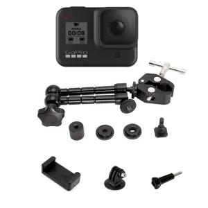 고프로9 호환 슈퍼 클램프 매직암 마운트 방송 촬영고9 고브라켓 캠브 액션브 부품 카메라 어댑터 고부품