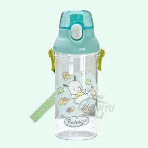 포차코 봄바람 원터치 클리어 물통 480ml어린이물병 캐릭터 유치원 휴대용 소풍 귀여운