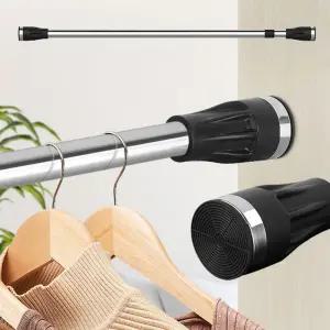 원형압축봉 280 커튼 설치 못없이 무타공 고정커텐 옷걸이 미니 스텐파이프 강력 옷봉 옷장 샤워 무타 압축