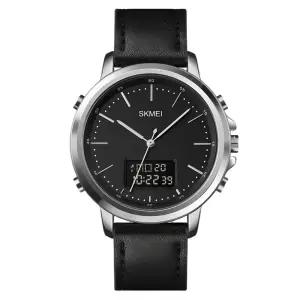 고급 남성 전자 아날로그 가죽 정장 패션 손목시계 커플 선물용