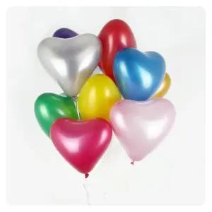 네오30cm하트펄혼합 100개입 생일 파티웨딩촬영 소품 풍선 꾸미기 모양
