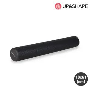 업앤쉐이프 슬림폼롤러EVA 10x61cm(블랙)운동 스트레칭용 마사지봉 요가 홈트 레이닝 사계절 액티브한 활력