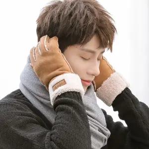 겨울 방한 커플 오토바이 장갑 보온 아웃도어용여성 용장갑 자전거용 기모내장 승마용 바이크 라이딩 가죽