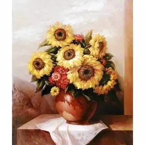 TBZ 명화 해바라기 3 (패브릭형) 보석십자수 40x50