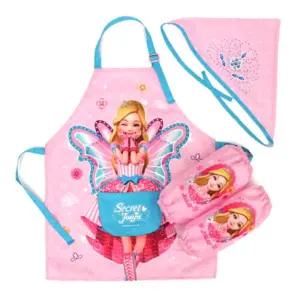 시크릿쥬쥬 티아라 생활방수 토시두건 3종 앞치마세트어린이 캐릭터 여아