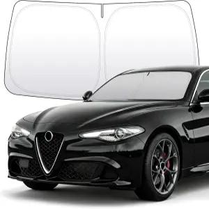 줄리아 2015-현재 952 접이식 선쉐이드 커스텀 핏 선바이저가 실내 자외선 차단 기능을 유지합니다(줄리아