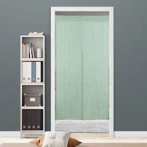 그린바란스 다용도실커튼 세탁실가림막 간이가리개 문중문 주방 공분리 베란다 패브릭 주방창 막천 미니 현