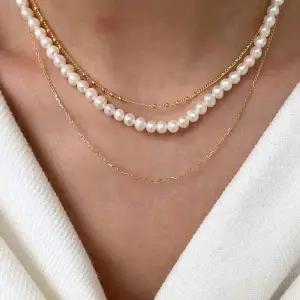 (실버925) 14K 골드 담수진주 목걸이