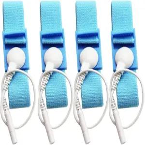 조절 가능한 추정 손목 스트랩 구성품 4pcs 블루 스팀 루프 화이트 와이어