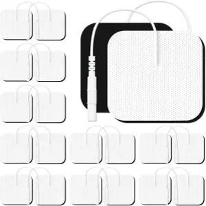 TENS 유닛 교체 패드 전극 AUVON과 호환되는 7000 근육 자극 재사용 가능한 더 강력한 자가 접착식 머신