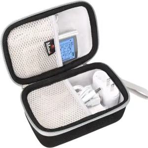 AUVON/벨리푸 듀얼 채널 TENS 유닛 근육 자극기와 호환되는 Mchoi 하드 EVA 휴대용 케이스 전용