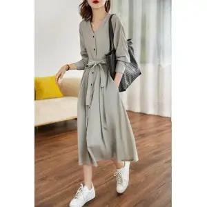 여사친 원피스 기장 우아한 브이넥 미디엄 연출 정장 원픽1