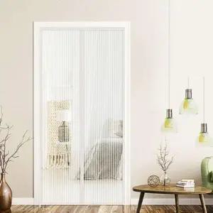 흰색 90x210 찍찍이 붙이는 모기장 현관 중문 방충망 방충문 방문