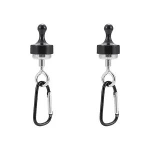 ABM캠핑 자석 후크걸이 대 블랙 2개