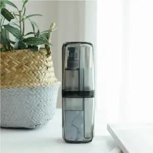 여행용 리필 용기세트 휴대용 다용도수납 펌프 빗 양치컵 타월 편리한 파우치 소품케이스