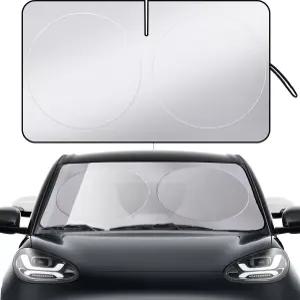 차량용 접이식 전면 유리창용 윈드실드 선쉐이드 선바이저 240T 반사 패브릭은 자외선과 태양을 차단하고