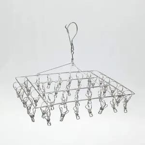 스텐 양말 빨래집게 사각 미니건조대 40구 빨래 건조대 빨랫대 미니