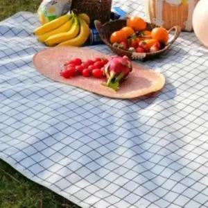 휴대용 피크닉 소풍 방수 체크 스트라이프 돗자리 매트