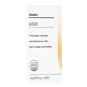 [리턴랩] 리턴랩 슬림포 보조제 체지방감소 뱃살관리 식전 식후 급찐급빠 60정 x 1개