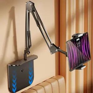 침대에서 편하게 보는 폰 자바라 거치대스탠드 틈새 핸드 독서 태블릿 휴대받 핸드받 테이블 책상 홀더 스