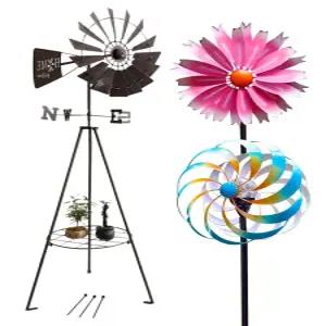 바람개비 화단 장식 테라스 옥상 야외 해바라기 가드닝